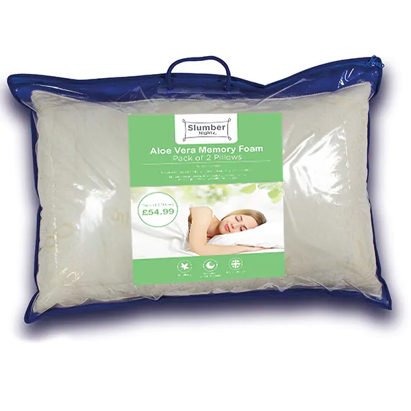 Aloe vera memory foam pillow hotsell