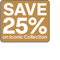 25% Off Iconic Collection Overlay